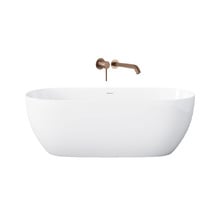 Avalon Egg Acrylic Bath with Bronze Spout & Wall Mixer Package